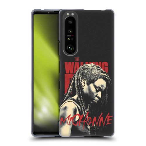 AMC The Walking Dead Season 10 Character Portraits Michonne Soft Gel Case for Sony Xperia 1 III