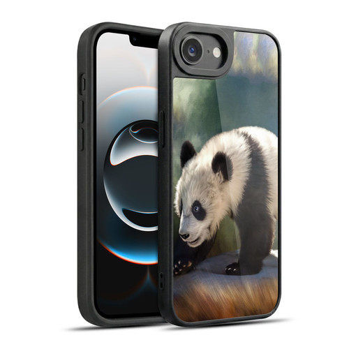 Simone Gatterwe Nature Portraits Panda Bear Gel Armour Case For Apple iPhone 16e / Apple iPhone 17e