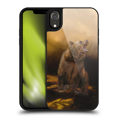 Simone Gatterwe Nature Portraits Roaring Grizzly Bear Gel Armour Case For Apple iPhone XR