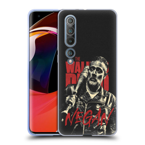 AMC The Walking Dead Season 10 Character Portraits Negan Soft Gel Case for Xiaomi Mi 10 5G / Mi 10 Pro 5G