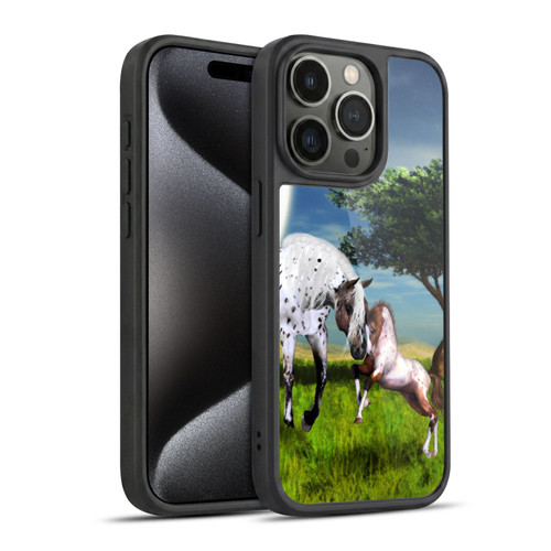 Simone Gatterwe Horses Love Forever Gel Armour Case For Apple iPhone 15 Pro