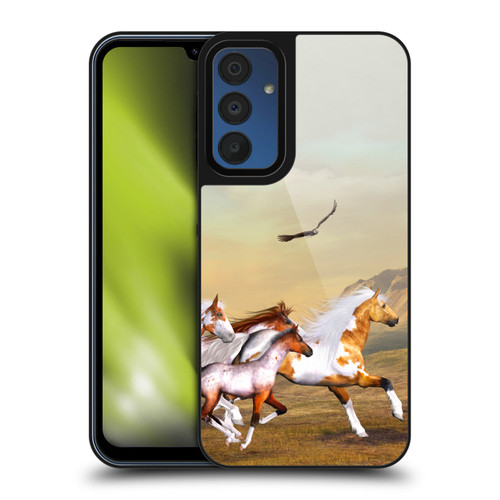 Simone Gatterwe Horses Wild Herd Gel Armour Case For Samsung Galaxy A15