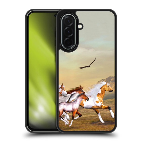 Simone Gatterwe Horses Wild Herd Gel Armour Case For Samsung Galaxy A36 5G