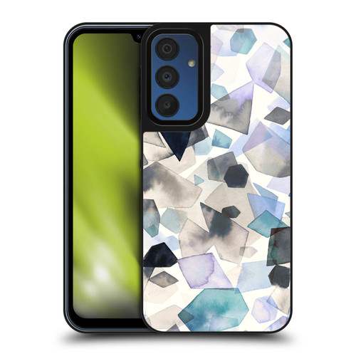 Ninola Pattern Abstract Crystals Blue Gel Armour Case For Samsung Galaxy A15