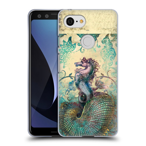 Aimee Stewart Fantasy The Seahorse Soft Gel Case for Google Pixel 3