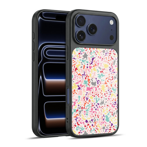 Ninola Patterns Colourful Splatter Drops Gel Armour Case For Apple iPhone 17 Pro Max