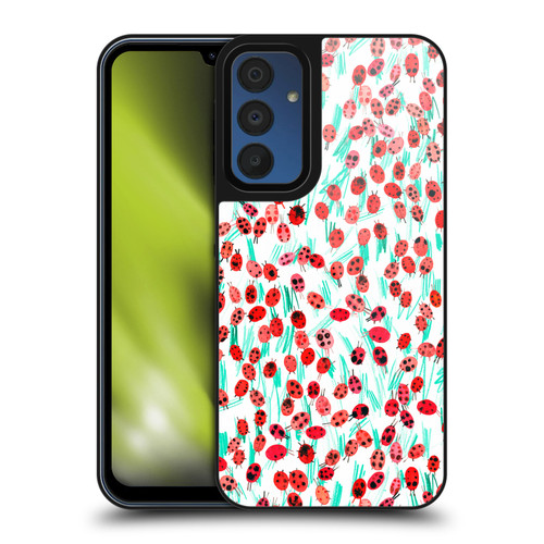 Ninola Patterns Ladybugs On Grass Gel Armour Case For Samsung Galaxy A15