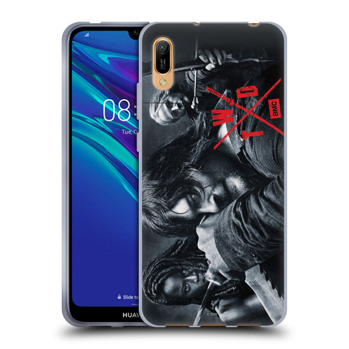 AMC The Walking Dead Season 10 Key Art Poster Soft Gel Case for Huawei Y6 Pro (2019)