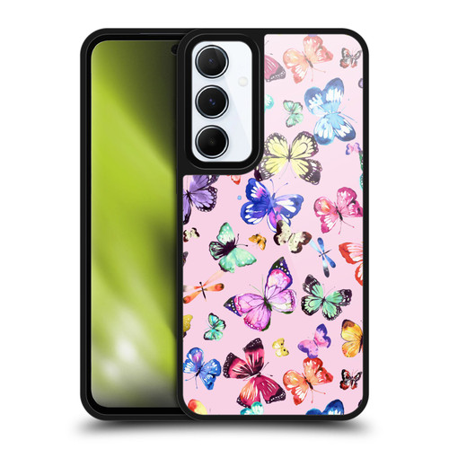 Ninola Patterns 4 Butterflies Multi Pink Gel Armour Case For Samsung Galaxy A55 5G