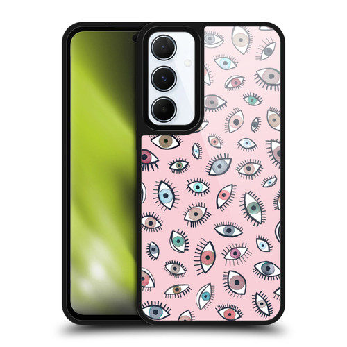 Ninola Patterns 4 Eyes Pink Gel Armour Case For Samsung Galaxy A55 5G