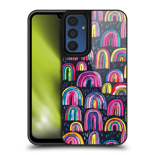 Ninola Summer Patterns Rainbows Navy Gel Armour Case For Samsung Galaxy A15