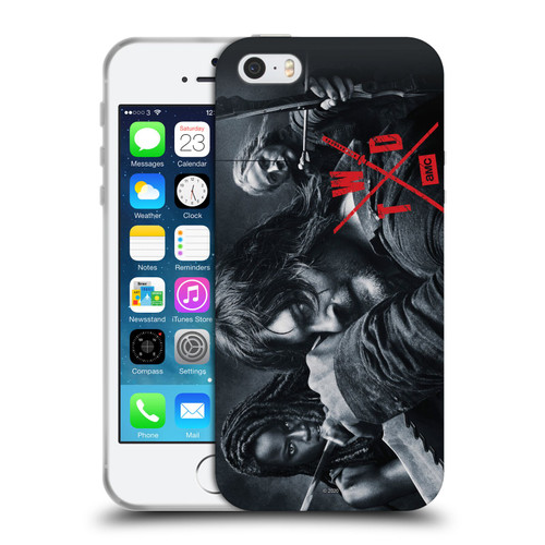 AMC The Walking Dead Season 10 Key Art Poster Soft Gel Case for Apple iPhone 5 / 5s / iPhone SE 2016