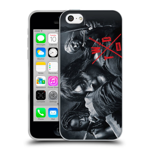 AMC The Walking Dead Season 10 Key Art Poster Soft Gel Case for Apple iPhone 5c