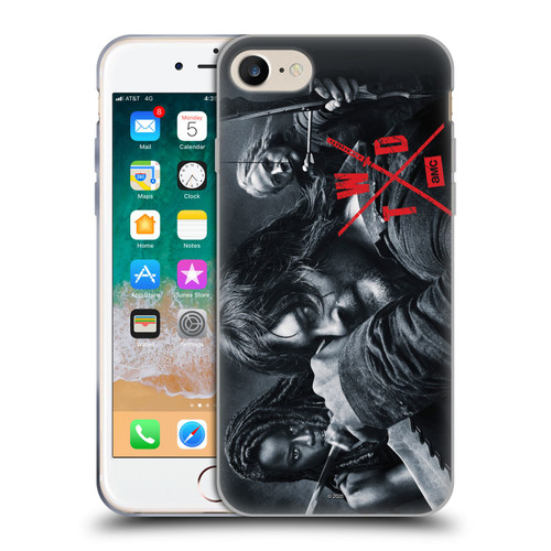 AMC The Walking Dead Season 10 Key Art Poster Soft Gel Case for Apple iPhone 7 / 8 / SE 2020 & 2022