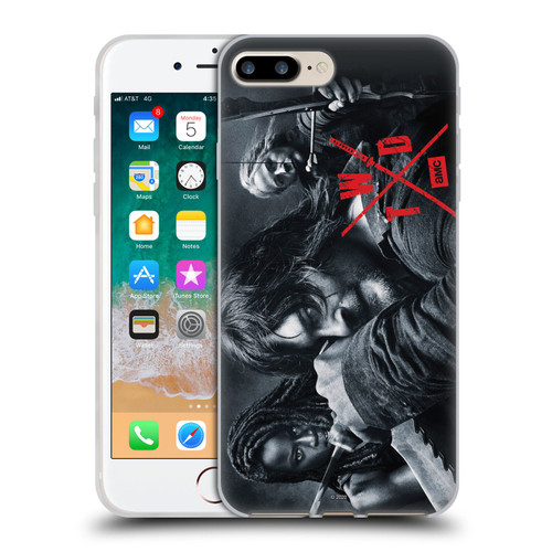 AMC The Walking Dead Season 10 Key Art Poster Soft Gel Case for Apple iPhone 7 Plus / iPhone 8 Plus