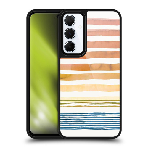 Ninola Watercolor Patterns Stripes Sunset Summer Gel Armour Case For Samsung Galaxy A55 5G