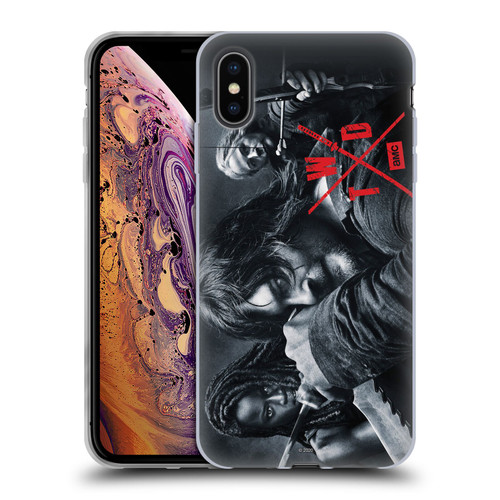 AMC The Walking Dead Season 10 Key Art Poster Soft Gel Case for Apple iPhone XS Max