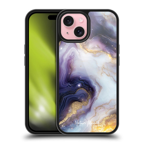 Nature Magick Plum Marble Lucent Gel Armour Case For Apple iPhone 15