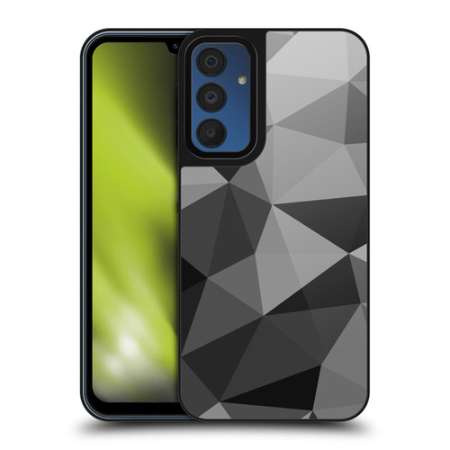 PLdesign Geometric Patterns Dark Gray Mesh Gel Armour Case For Samsung Galaxy A15