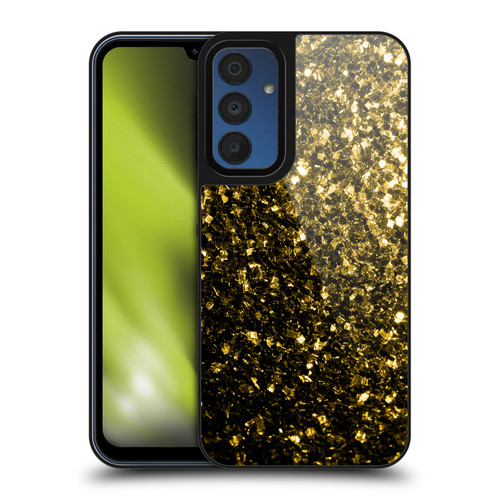 PLdesign Glitter Sparkles Yellow Gold Gel Armour Case For Samsung Galaxy A15