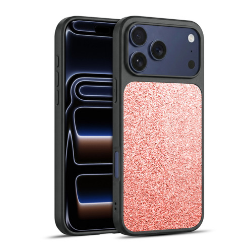 PLdesign Sparkly Coral Light Pink Gel Armour Case For Apple iPhone 17 Pro Max
