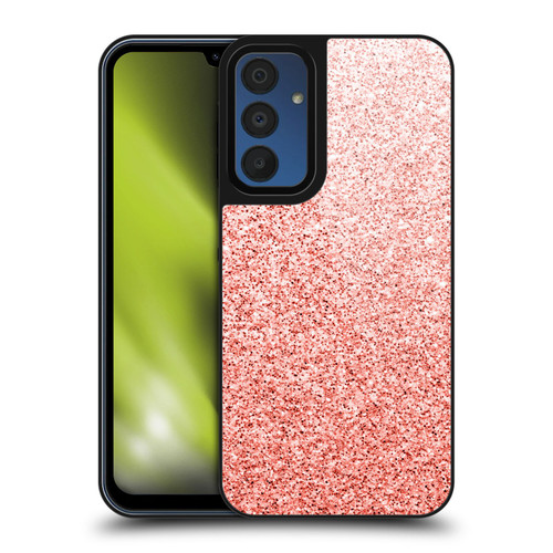 PLdesign Sparkly Coral Light Pink Gel Armour Case For Samsung Galaxy A15