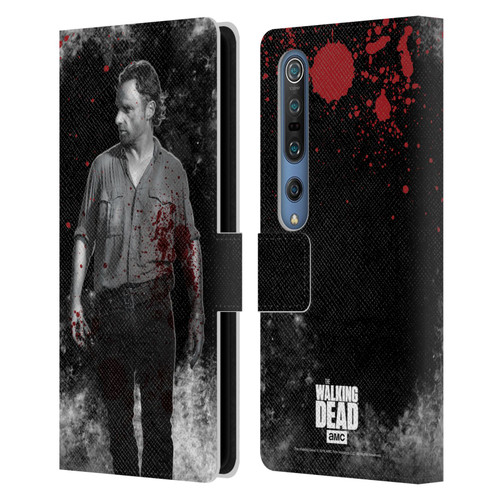 AMC The Walking Dead Gore Rick Grimes Leather Book Wallet Case Cover For Xiaomi Mi 10 5G / Mi 10 Pro 5G