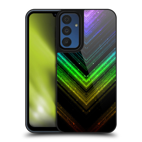 PLdesign Sparkly Metallic Rainbow Gel Armour Case For Samsung Galaxy A15