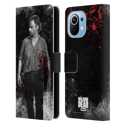 AMC The Walking Dead Gore Rick Grimes Leather Book Wallet Case Cover For Xiaomi Mi 11