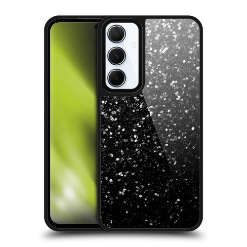 PLdesign Sparkle Prints Black Gel Armour Case For Samsung Galaxy A55 5G