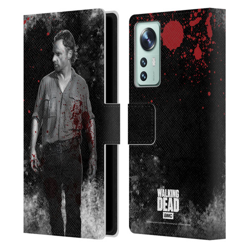 AMC The Walking Dead Gore Rick Grimes Leather Book Wallet Case Cover For Xiaomi 12