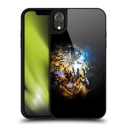 Riza Peker Animal Abstract Owl Splash Gel Armour Case For Apple iPhone XR