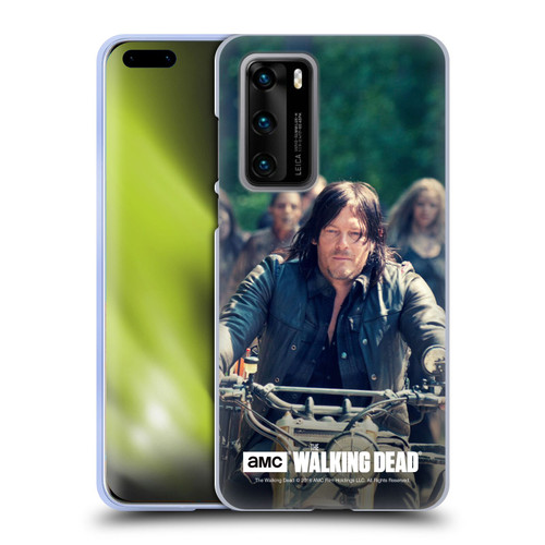 AMC The Walking Dead Daryl Dixon Bike Ride Soft Gel Case for Huawei P40 5G