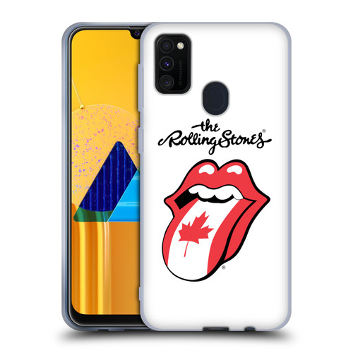 The Rolling Stones International Licks 1 Canada Soft Gel Case for Samsung Galaxy M30s (2019)/M21 (2020)