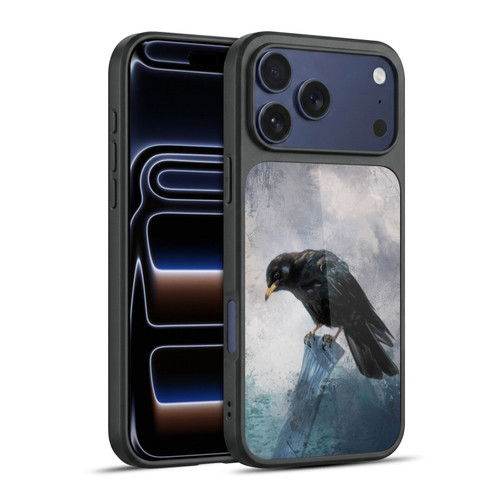Simone Gatterwe Animals 2 Black Crow Gel Armour Case For Apple iPhone 17 Pro Max