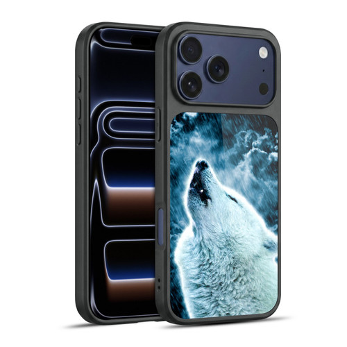 Simone Gatterwe Animals 2 Howling Wolf Gel Armour Case For Apple iPhone 17 Pro Max