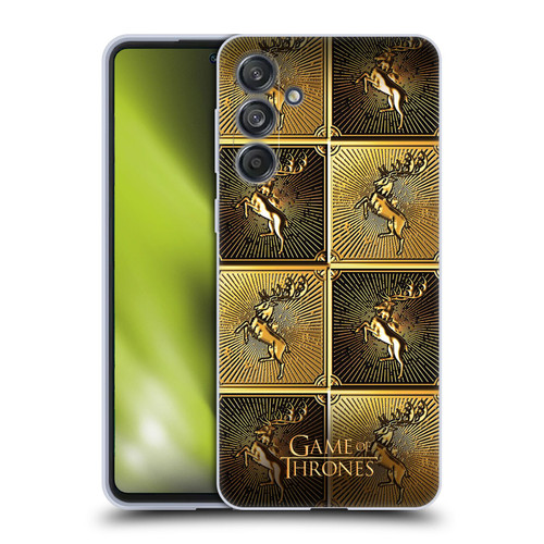 HBO Game of Thrones Golden Sigils Baratheon Soft Gel Case for Samsung Galaxy M55 5G