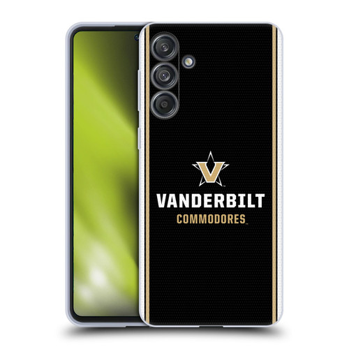 Vanderbilt University Vandy Vanderbilt University Football Jersey Soft Gel Case for Samsung Galaxy M55 5G