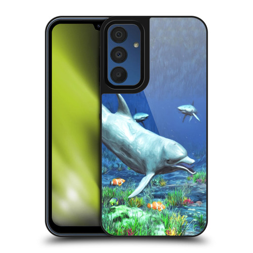 Simone Gatterwe Dolphins Underwater Gel Armour Case For Samsung Galaxy A15