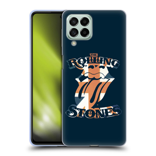 The Rolling Stones Graphics Union Jack Tongue Soft Gel Case for Samsung Galaxy M53 (2022)