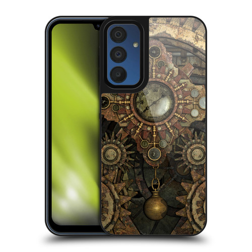 Simone Gatterwe Steampunk Rusty Vintage Gears Gel Armour Case For Samsung Galaxy A15