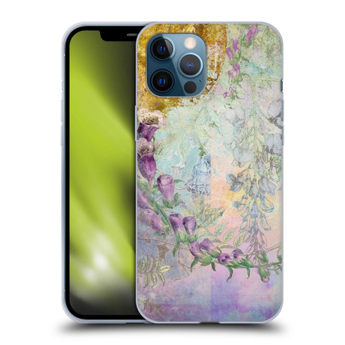 Aimee Stewart Smokey Floral Foxglove Soft Gel Case for Apple iPhone 12 Pro Max & MagSafe