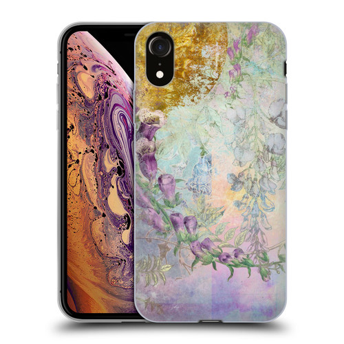 Aimee Stewart Smokey Floral Foxglove Soft Gel Case for Apple iPhone XR