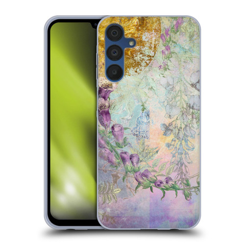 Aimee Stewart Smokey Floral Foxglove Soft Gel Case for Samsung Galaxy A15 & MagSafe