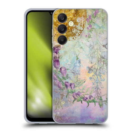 Aimee Stewart Smokey Floral Foxglove Soft Gel Case for Samsung Galaxy A25 5G