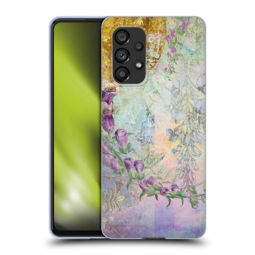 Aimee Stewart Smokey Floral Foxglove Soft Gel Case for Samsung Galaxy A53 5G (2022)