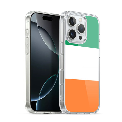 Head Case Designs Football Country Flags Ireland Irish Éire Shamrock Soft Gel Case for Apple iPhone 16 Pro & MagSafe