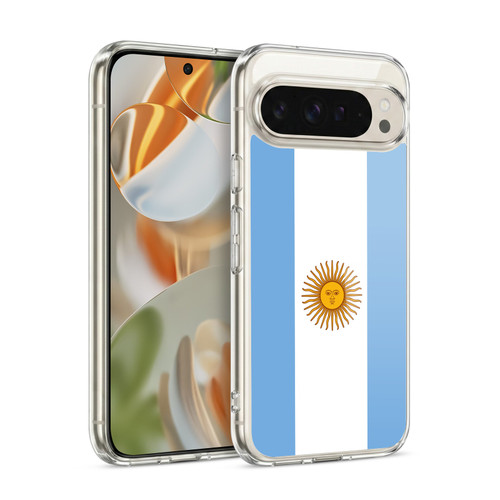 Head Case Designs Football Country Flags Argentina Argentinian Argentina Soft Gel Case for Google Pixel 9 / Pixel 9 Pro