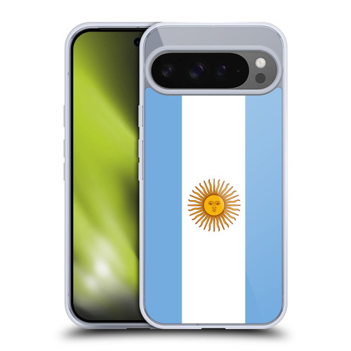Head Case Designs Football Country Flags Argentina Argentinian Argentina Soft Gel Case for Google Pixel 9 Pro XL
