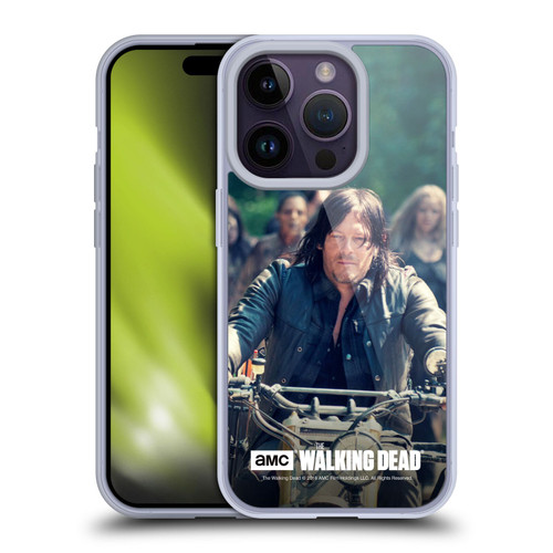 AMC The Walking Dead Daryl Dixon Bike Ride Soft Gel Case for Apple iPhone 14 Pro